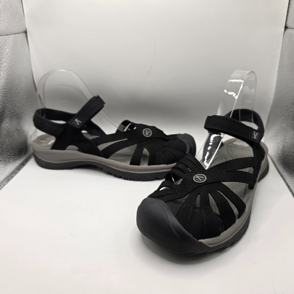 KEEN Rose Women's Sandals Water Hiking Walking Black Size 9.5 - Picture 1 of 7